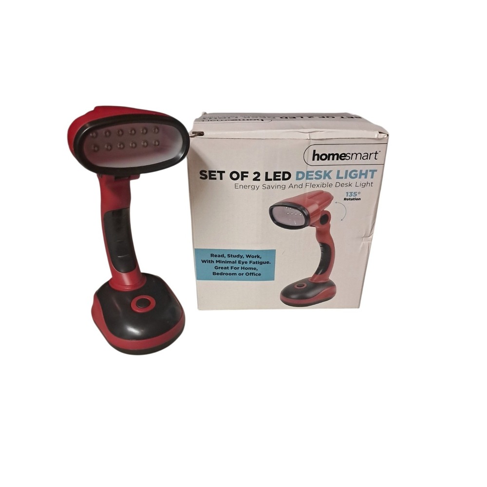 Homesmart Set Of 2 LED Desk Lights 135° Rotation